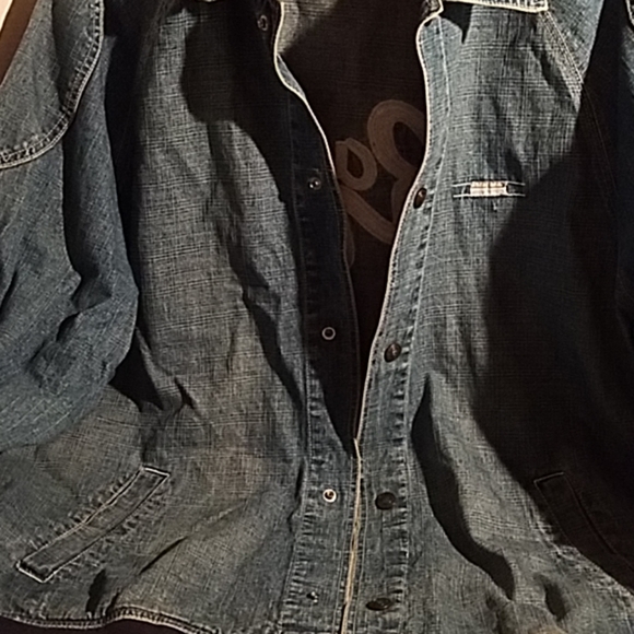 Vintage Rocawear Men's Denim Blue Jacket Size XL - Picture 6 of 8